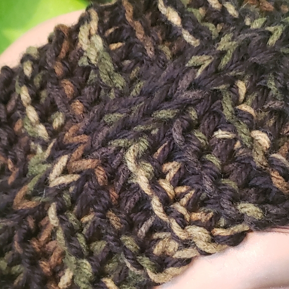 Handmade Knit Camo Earwarmer Or Headband - Picture 3 of 4
